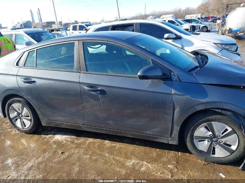 2018 Hyundai Ioniq Hybrid Blue VIN: KMHC65LC8JU073332 Lot: 43949877