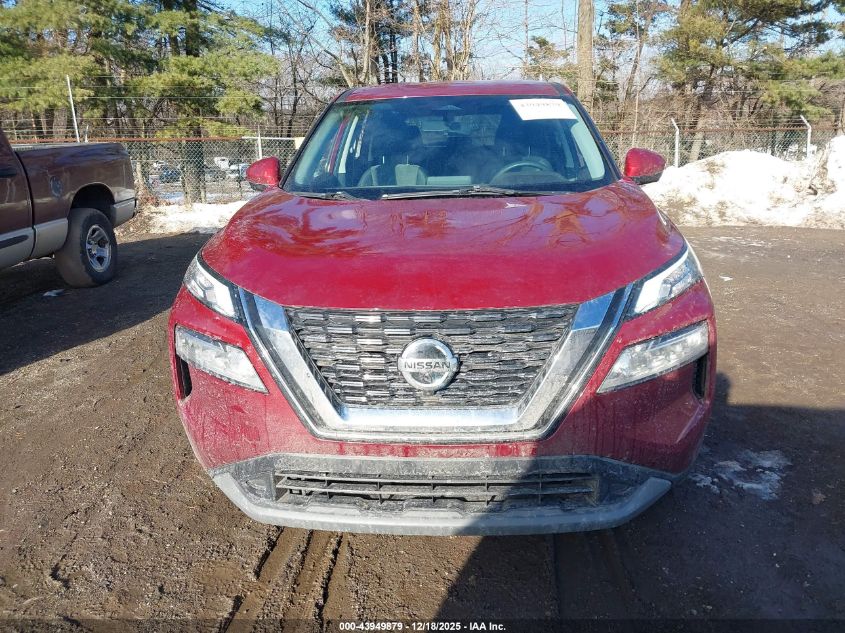 2021 Nissan Rogue Sv Intelligent Awd VIN: JN8AT3BB9MW210762 Lot: 43949879