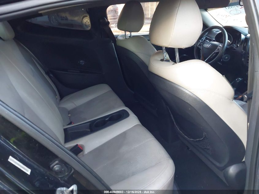2013 Hyundai Veloster Base W/Gray VIN: KMHTC6AD6DU086899 Lot: 43949883