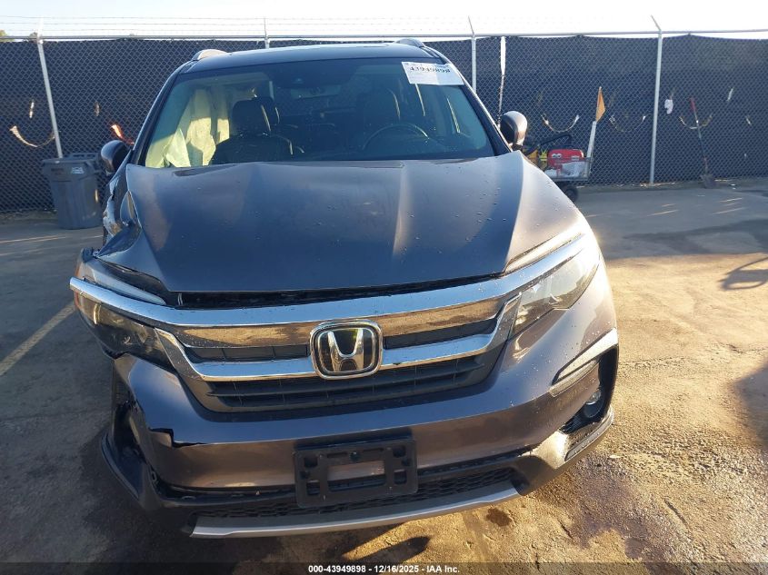 2019 Honda Pilot Ex-L VIN: 5FNYF5H51KB011320 Lot: 43949898