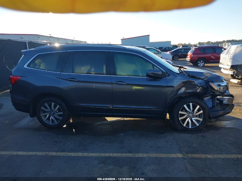 2019 Honda Pilot Ex-L VIN: 5FNYF5H51KB011320 Lot: 43949898