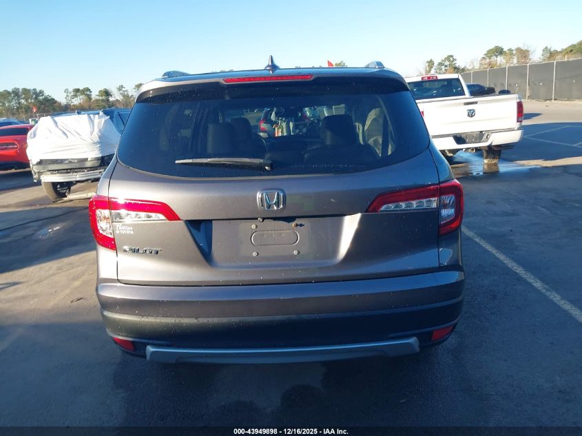 2019 Honda Pilot Ex-L VIN: 5FNYF5H51KB011320 Lot: 43949898