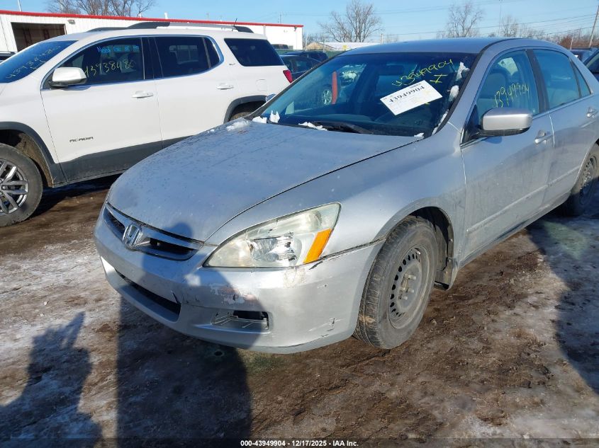 2007 Honda Accord 2.4 Lx VIN: 1HGCM56497A082227 Lot: 43949904