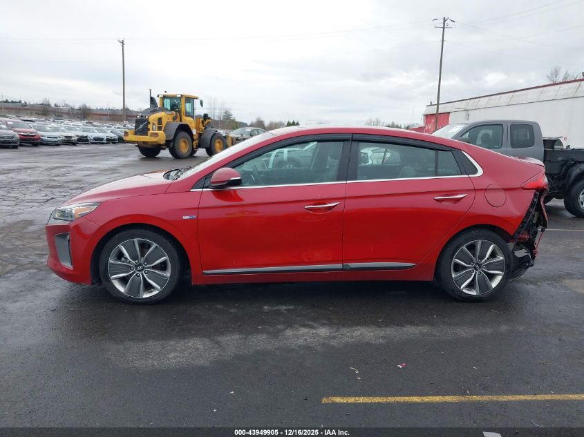 2019 Hyundai Ioniq Hybrid Limited VIN: KMHC85LC7KU137372 Lot: 43949905