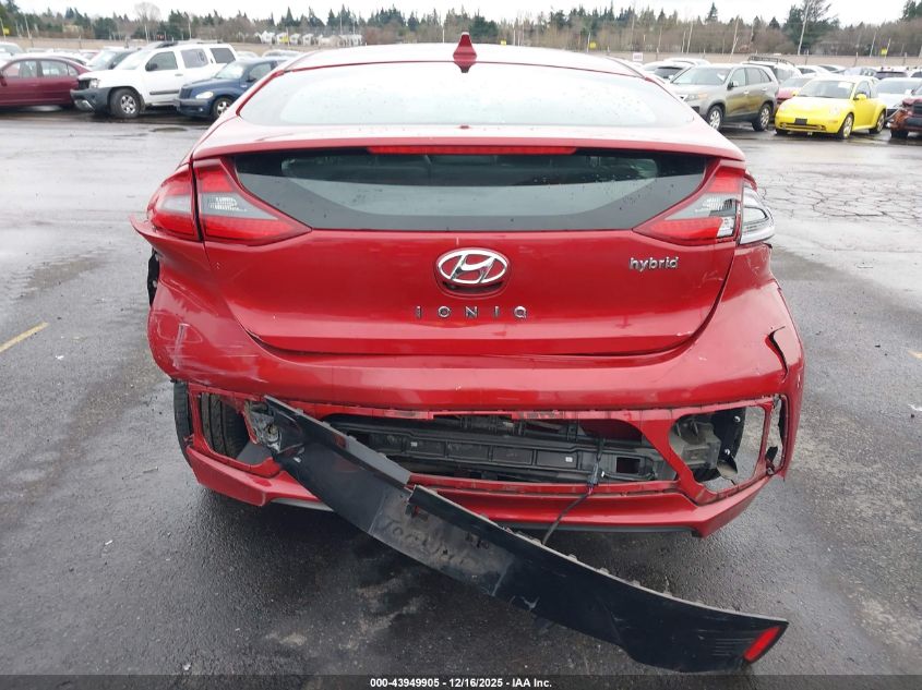 2019 Hyundai Ioniq Hybrid Limited VIN: KMHC85LC7KU137372 Lot: 43949905