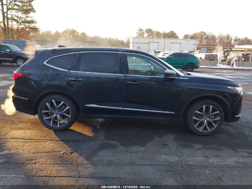 2024 Acura Mdx Technology Package VIN: 5J8YE1H4XRL022912 Lot: 43949915