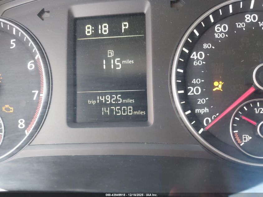 2014 Volkswagen Passat 1.8T Wolfsburg Edition VIN: 1VWAT7A31EC084121 Lot: 43949918