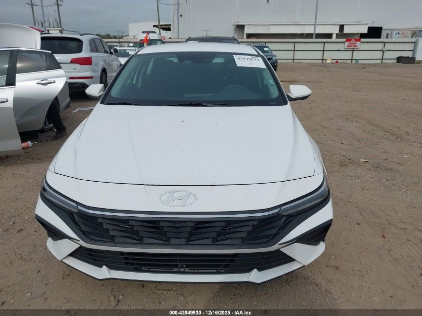 2024 Hyundai Elantra Sel VIN: KMHLM4DG3RU657490 Lot: 43949930