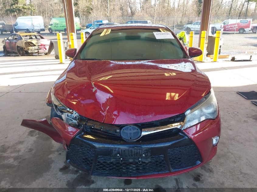 2015 Toyota Camry Se VIN: 4T1BF1FKXFU950465 Lot: 43949944