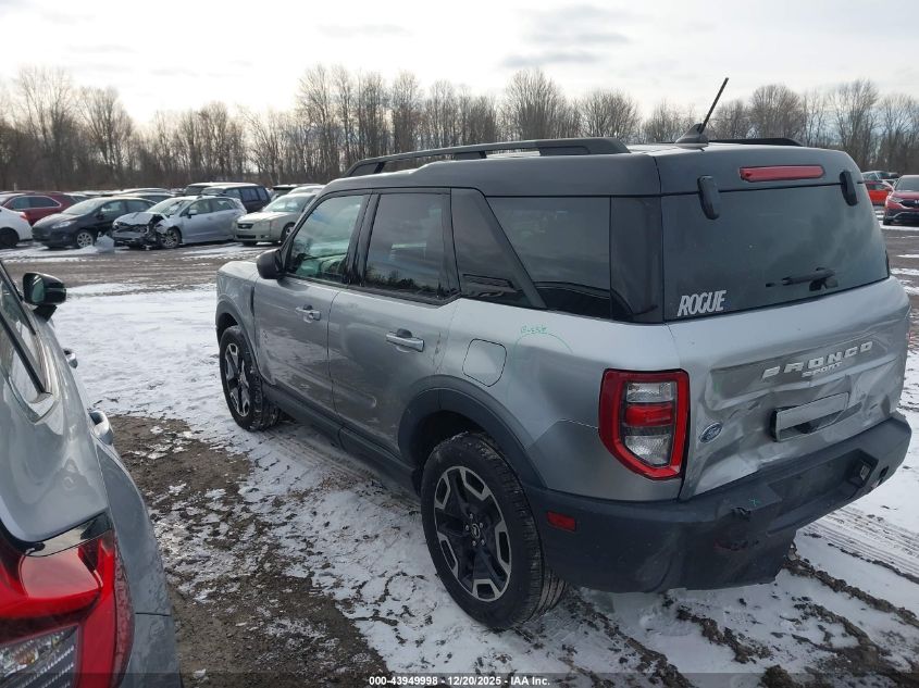 2021 Ford Bronco Sport Outer Banks VIN: 3FMCR9C68MRA29108 Lot: 43949998