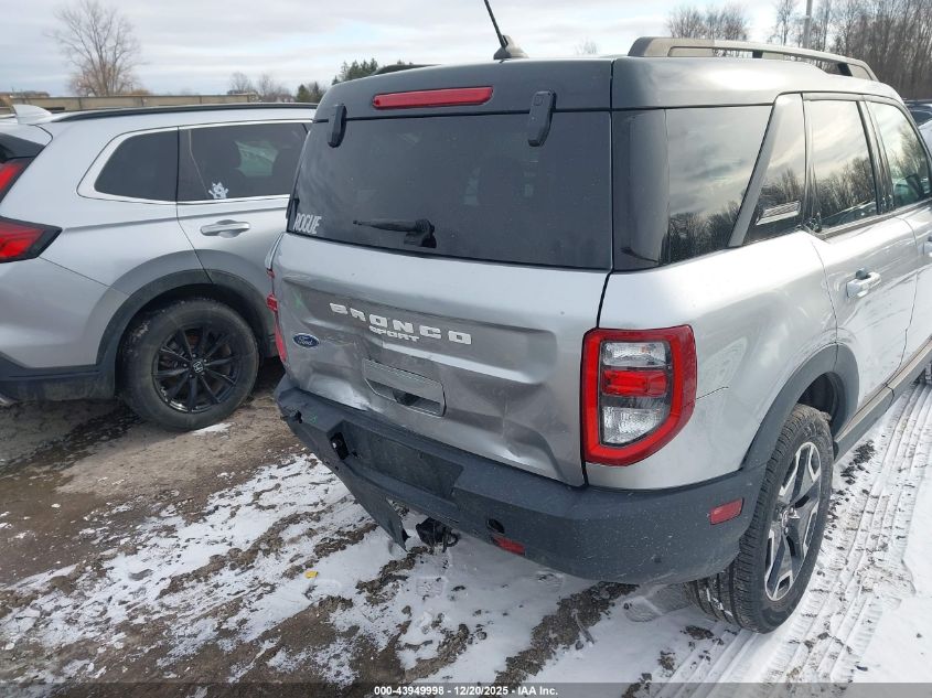 2021 Ford Bronco Sport Outer Banks VIN: 3FMCR9C68MRA29108 Lot: 43949998