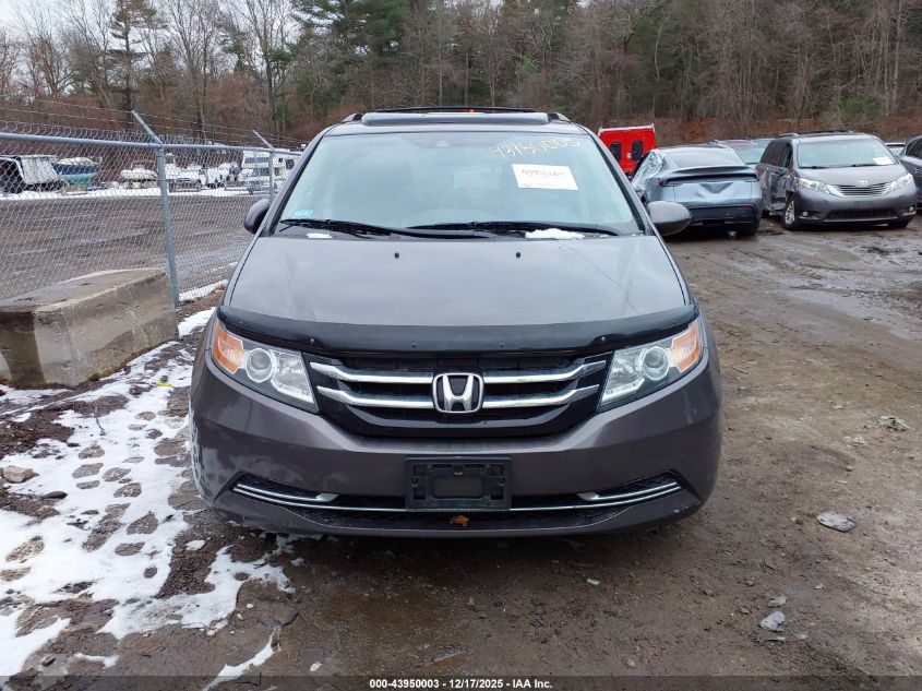 2014 Honda Odyssey Ex-L VIN: 5FNRL5H60EB104999 Lot: 43950003