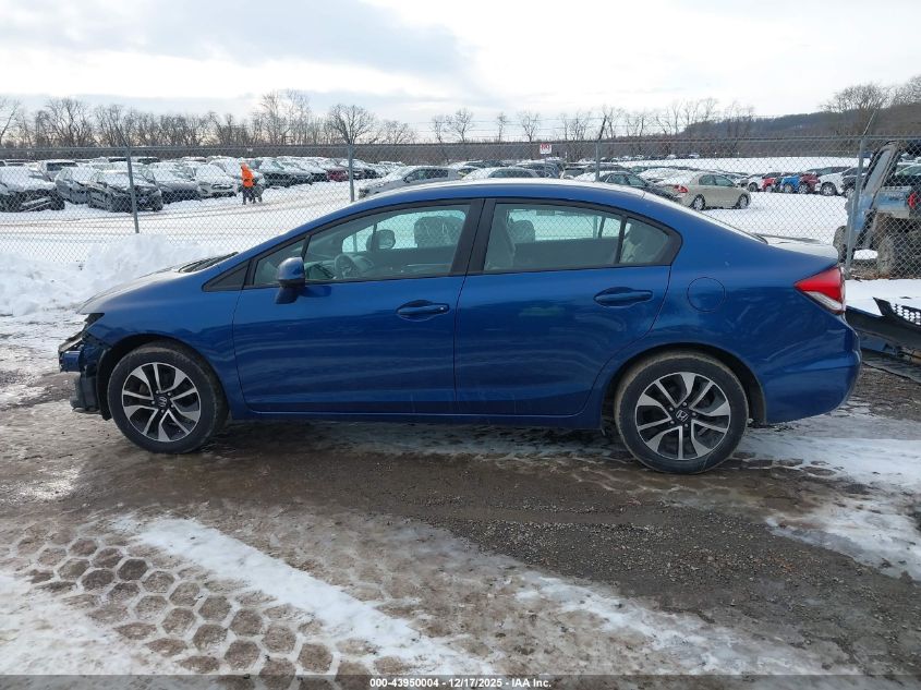 2013 Honda Civic Ex VIN: 19XFB2F83DE066620 Lot: 43950004