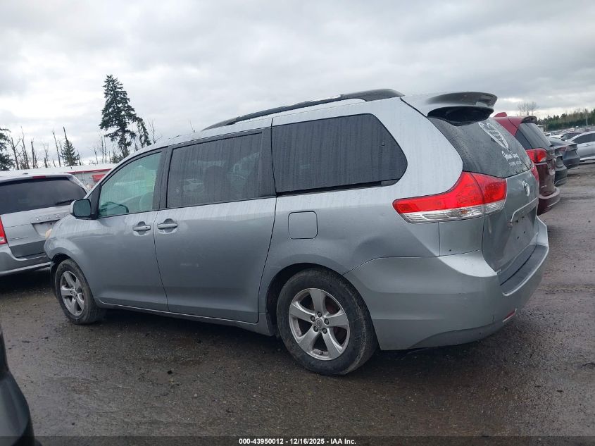 2013 Toyota Sienna Le V6 8 Passenger VIN: 5TDKK3DC9DS304715 Lot: 43950012