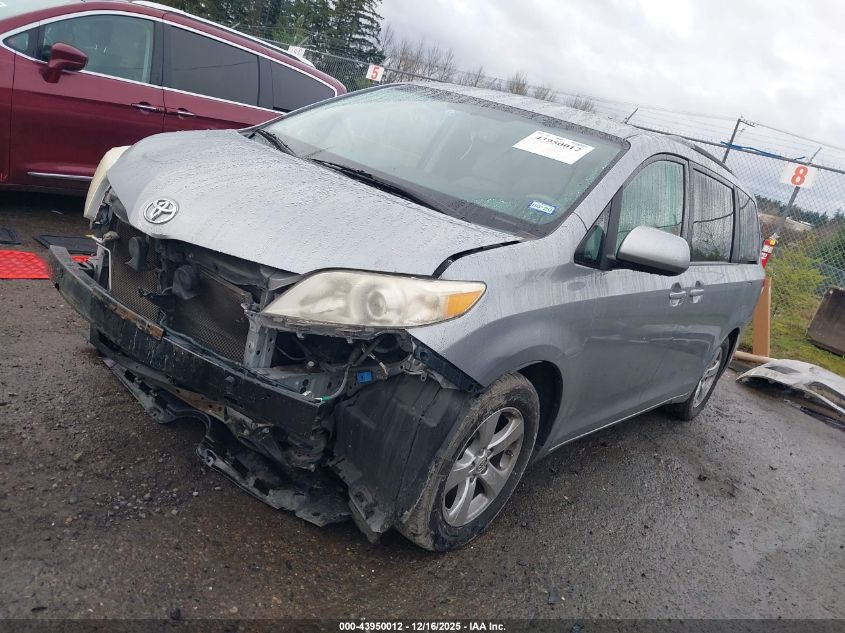 2013 Toyota Sienna Le V6 8 Passenger VIN: 5TDKK3DC9DS304715 Lot: 43950012