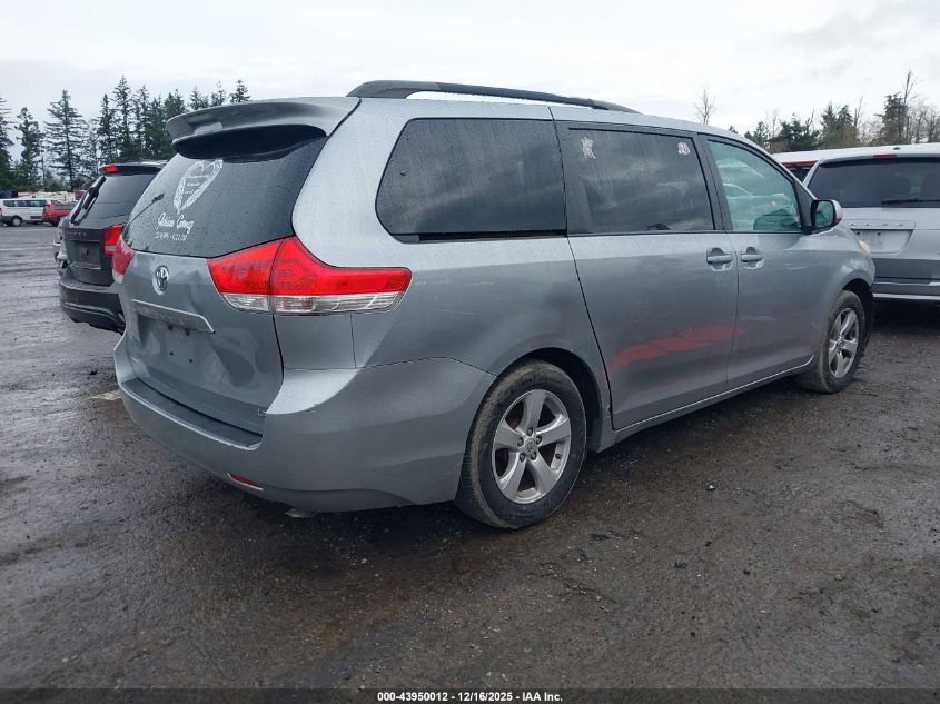 2013 Toyota Sienna Le V6 8 Passenger VIN: 5TDKK3DC9DS304715 Lot: 43950012