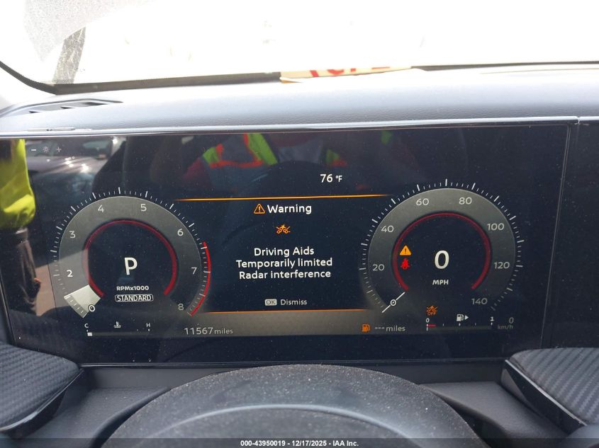 2025 Nissan Kicks Sr Fwd VIN: 3N8AP6DA8SL337483 Lot: 43950019