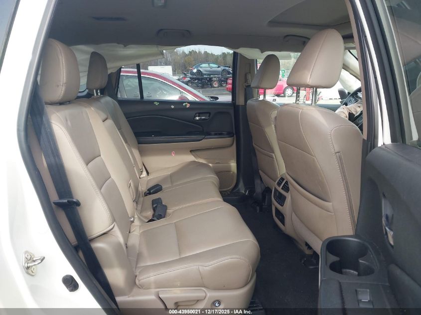 2017 Honda Pilot Ex-L VIN: 5FNYF6H58HB021762 Lot: 43950021