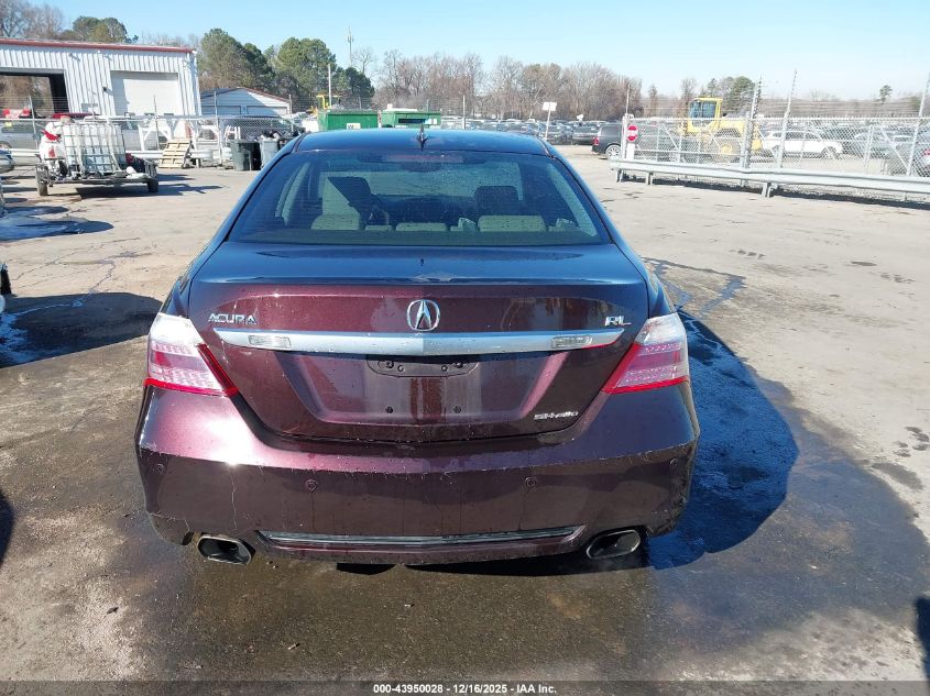 2011 Acura Rl 3.7 VIN: JH4KB2F66BC000174 Lot: 43950028