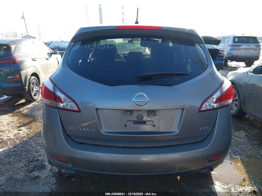 2011 Nissan Murano S VIN: JN8AZ1MW5BW164962 Lot: 43950041