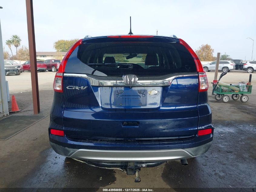 2015 Honda Cr-V Ex-L VIN: 2HKRM3H7XFH522578 Lot: 43950055