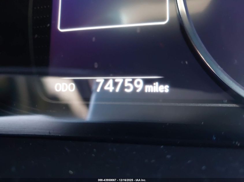 2019 Lexus Es 350 VIN: 58ABZ1B15KU035594 Lot: 43950067