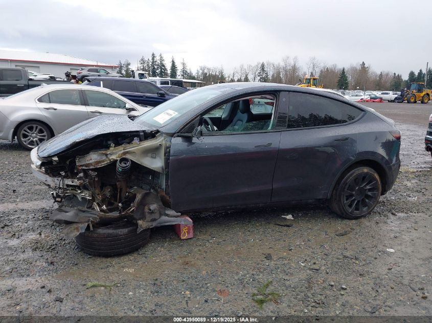 2021 Tesla Model Y Long Range Dual Motor All-Wheel Drive VIN: 5YJYGDEE8MF278193 Lot: 43950089
