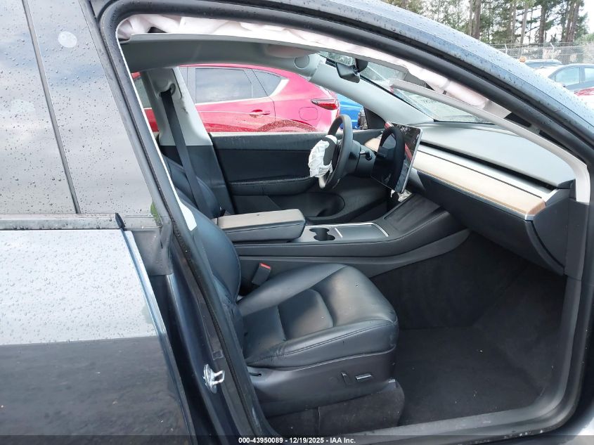 2021 Tesla Model Y Long Range Dual Motor All-Wheel Drive VIN: 5YJYGDEE8MF278193 Lot: 43950089