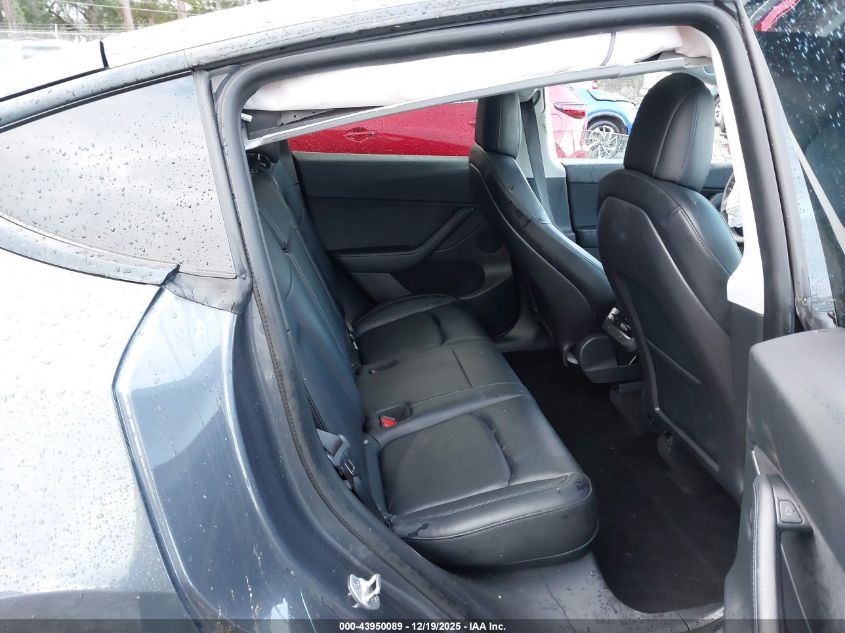 2021 Tesla Model Y Long Range Dual Motor All-Wheel Drive VIN: 5YJYGDEE8MF278193 Lot: 43950089