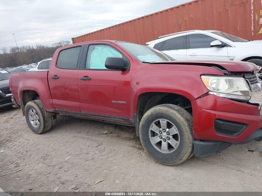 2016 Chevrolet Colorado Wt VIN: 1GCGTBE33G1230141 Lot: 43950093