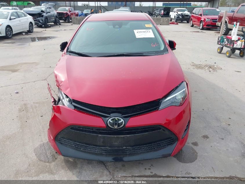 2018 Toyota Corolla Le VIN: 5YFBURHEXJP853000 Lot: 43950112
