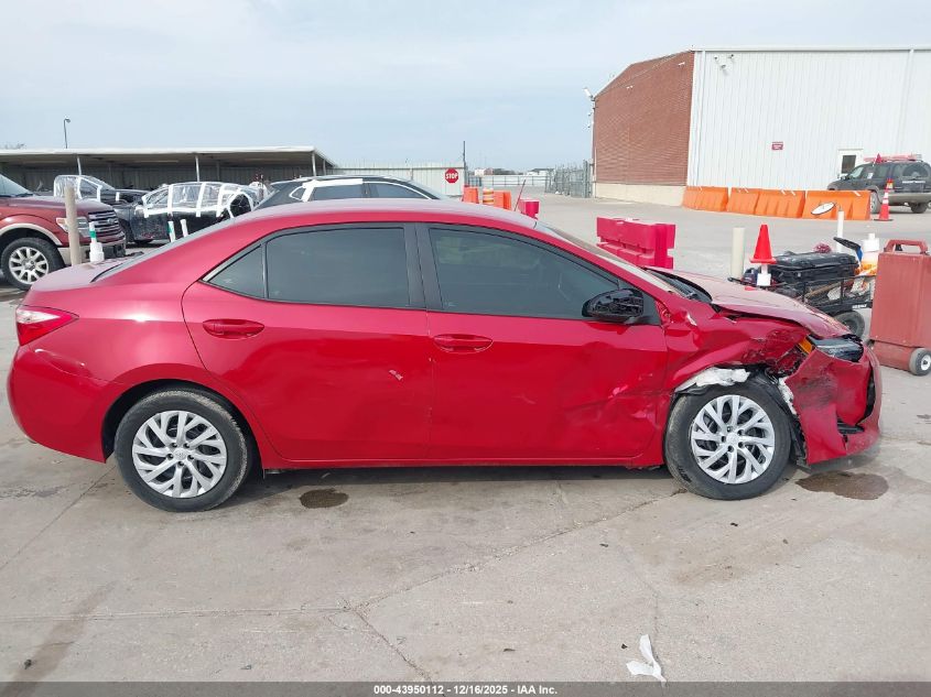 2018 Toyota Corolla Le VIN: 5YFBURHEXJP853000 Lot: 43950112