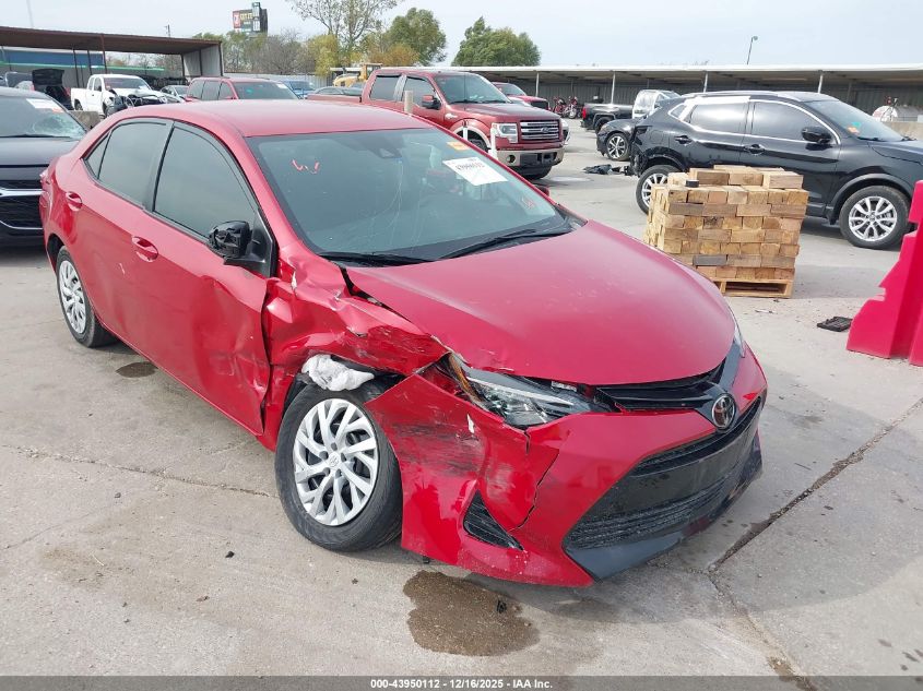 2018 Toyota Corolla Le VIN: 5YFBURHEXJP853000 Lot: 43950112