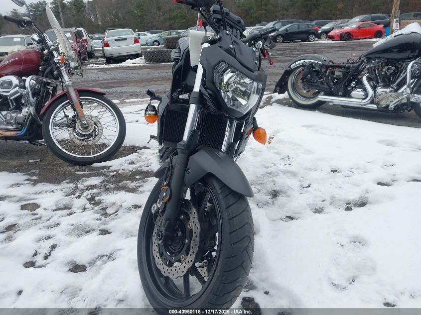 2020 Yamaha Mt07 VIN: JYARM27E7LA006560 Lot: 43950116