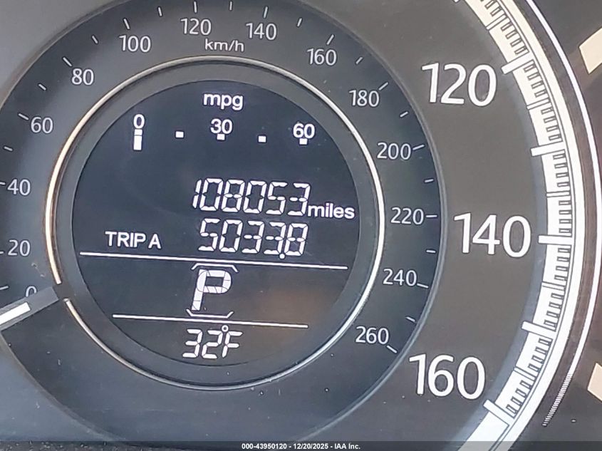 2015 Honda Accord Ex-L V-6 VIN: 1HGCR3F88FA032328 Lot: 43950120