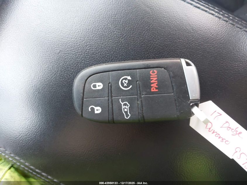 2017 Dodge Durango Gt Rwd VIN: 1C4RDHDG1HC869573 Lot: 43950133