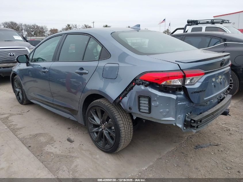 2025 Toyota Corolla Se VIN: 5YFS4MCE5SP242402 Lot: 43950138