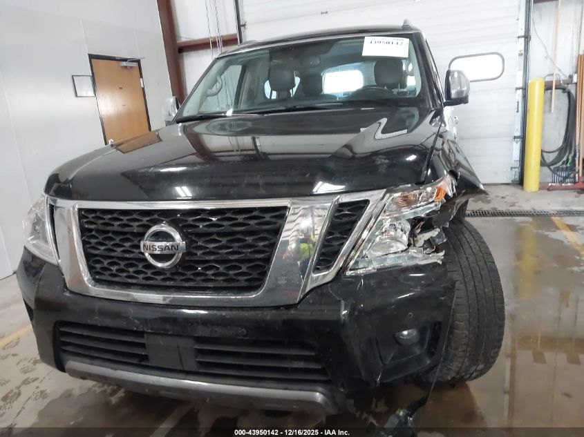 2020 Nissan Armada Sl 4Wd VIN: JN8AY2NC4LX519791 Lot: 43950142
