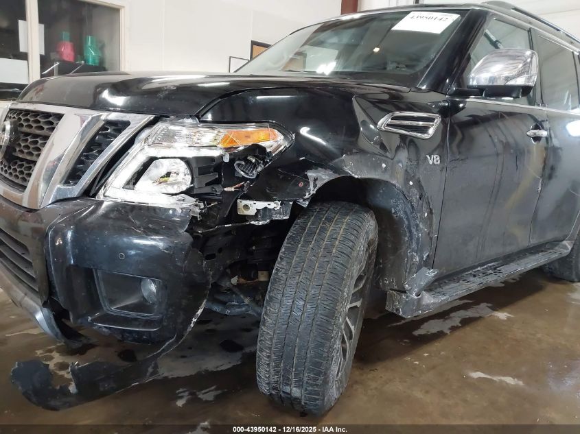 2020 Nissan Armada Sl 4Wd VIN: JN8AY2NC4LX519791 Lot: 43950142