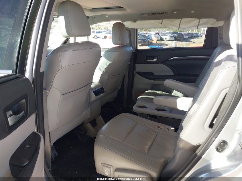 2014 Toyota Highlander Limited V6 VIN: 5TDYKRFH2ES031849 Lot: 43950146