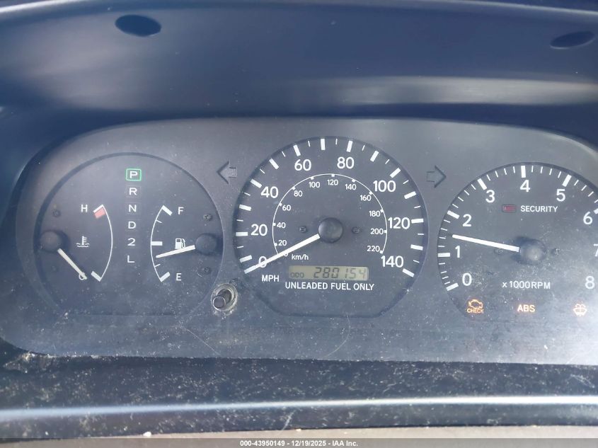 1999 Toyota Camry Xle V6 VIN: JT2BF28K0X0182312 Lot: 43950149