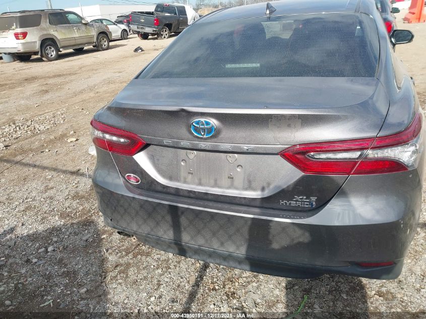 2022 Toyota Camry Xle Hybrid VIN: 4T1F31AK6NU570698 Lot: 43950151