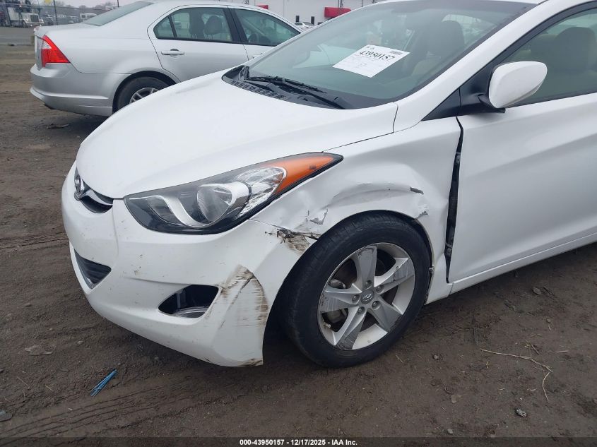 2013 Hyundai Elantra Gls VIN: 5NPDH4AE6DH275988 Lot: 43950157