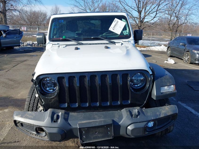 2021 Jeep Wrangler Unlimited Willys 4X4 VIN: 1C4HJXDM8MW530922 Lot: 43950165