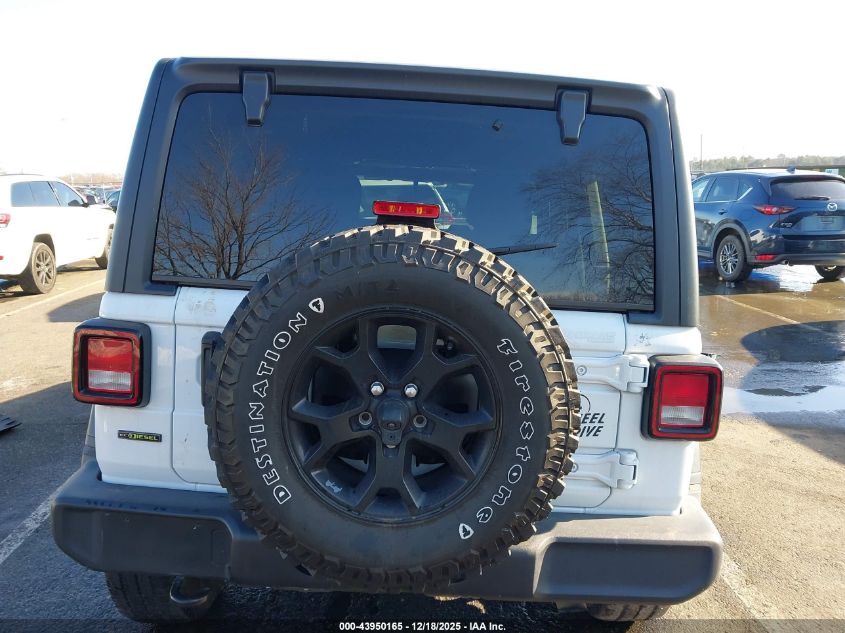 2021 Jeep Wrangler Unlimited Willys 4X4 VIN: 1C4HJXDM8MW530922 Lot: 43950165