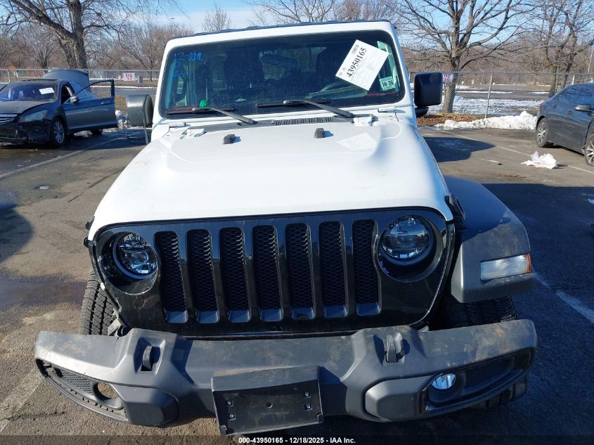 2021 Jeep Wrangler Unlimited Willys 4X4 VIN: 1C4HJXDM8MW530922 Lot: 43950165