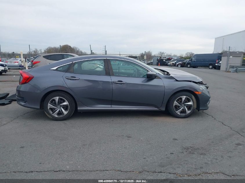 2020 Honda Civic Lx VIN: 2HGFC2F60LH547425 Lot: 43950175