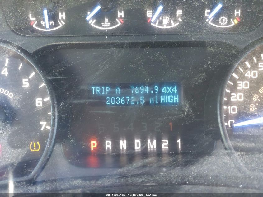 2012 Ford F-150 Stx VIN: 1FTFX1EF4CKE01827 Lot: 43950185