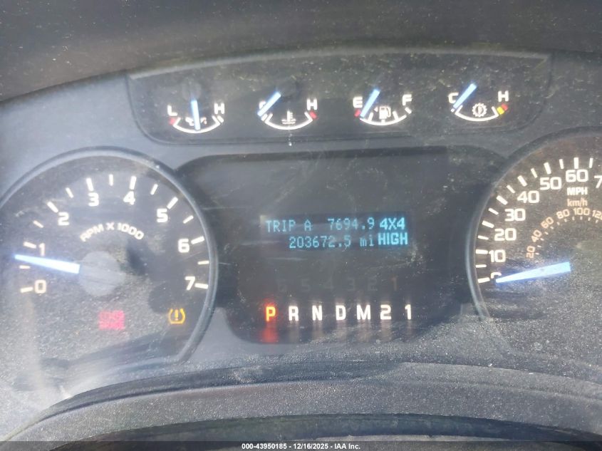 2012 Ford F-150 Stx VIN: 1FTFX1EF4CKE01827 Lot: 43950185