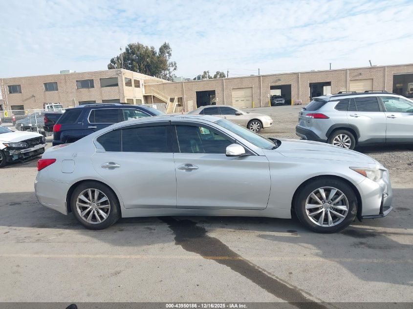2014 Infiniti Q50 Premium VIN: JN1BV7AP3EM685578 Lot: 43950186